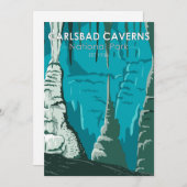 カールスバッドカーヴェンズナショナルパークヴィンテージ シーズンカード (正面/裏面)