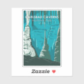 カールスバッドカーヴェンズナショナルパークヴィンテージ シール (シート)