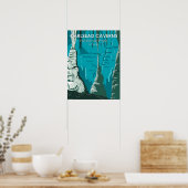 カールスバッドカーヴェンズナショナルパークヴィンテージ ポスター (キッチン)