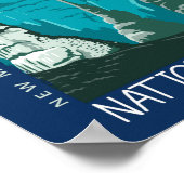 カールスバッドカーヴェンズナショナルパーク動揺してヴィンテージ ポスター (角)