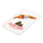 カールスバッド国立公園ニューメキシコの地図 マグネット (左側)