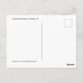 カールスバッド州ビーチカリフォルニアコーストポストカード ポストカード (裏面)