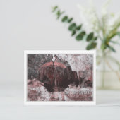 カールスバッド洞窟 – ニューメキシコの水彩画 ポストカード (スタンド正面)