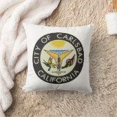 カールスバッド(カリフォルニア州)シティシール クッション (ブランケット)