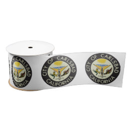 カールスバッド（カリフォルニア州）シティシール サテンリボン