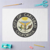 カールスバッド（カリフォルニア州）シティシール 薄葉紙 (クラフト)