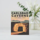 カールスバッドCaverns国立公園旅行ポスター シーズンポストカード (スタンド正面)