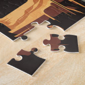 カールスバッドCaverns国立公園旅行ポスター ジグソーパズル (側面)