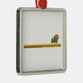 カールスバートカーヴェンズナショナルパークパインツリーズサン メタルオーナメント (右)