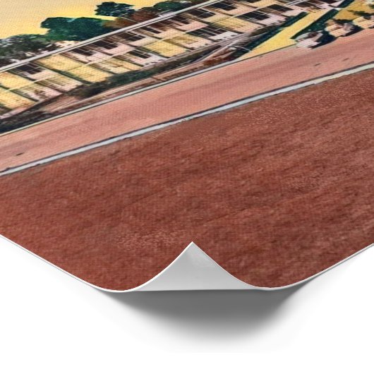 カールスルーエ・アメリカン高校写真 ポスター (角)