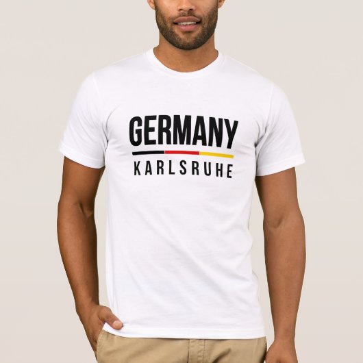 カールスルーエ・ドイツ Tシャツ (正面)