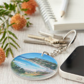 カールズバッドのビーチ、Keychain キーホルダー (正面右)