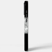 カールデザイン白黒 Case-Mate iPhoneケース (裏面 / 左)