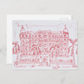 カールトンホテルカンヌ，フランス ポストカード (正面/裏面)