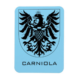 カールニオラ公国 モノクロの紋章芸術 マグネット