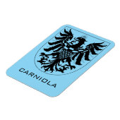 カールニオラ公国 モノクロの紋章芸術 マグネット (左側)