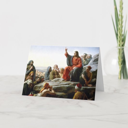 カールハインリッヒBloch -山上の垂訓 カード (正面)