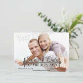 カールバーとウェイト写真の保存日付 セーブザデート (スタンド正面)