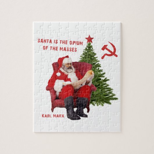 カールマルクスサンタ ジグソーパズル (縦)