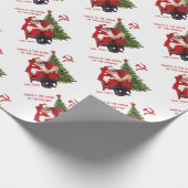 カールマルクスサンタ ラッピングペーパー (角)