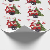 カールマルクスサンタ ラッピングペーパー (角)