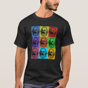 カールマルクスポップ・アートの革命哲学者先生 Tシャツ