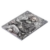 カールマルクス引用文デザイン – 変化を待て! ノートブック (左側)