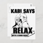 カールマルクス ポストカード (正面/裏面)