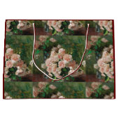 カールモルヴィンテージホワイトローゼス ラージペーパーバッグ (正面)