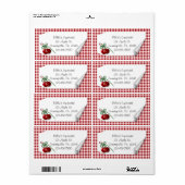 カールラベルさくらんぼラベル ラベル (フルシート)