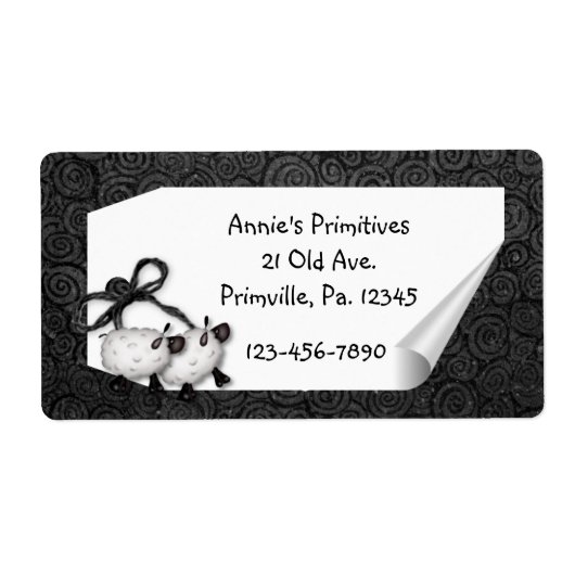 カールラベルシープラベル ラベル (正面)