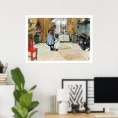 カールラルソンインザキッチンファインアートプリント ポスター (ホームオフィス)