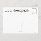 カールラルソンクリスマスホリデー夕べミール シーズンポストカード (裏面)