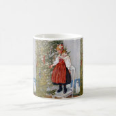 カールラーションのクリスマスツリーのスウェーデンの芸術の休日 コーヒーマグカップ (中央)