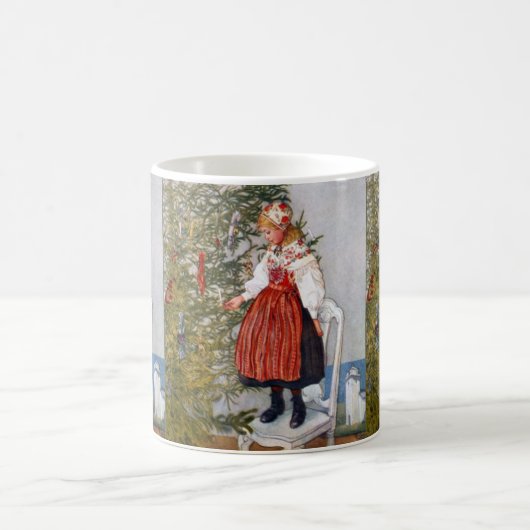カールラーションのクリスマスツリーのスウェーデンの芸術の休日 コーヒーマグカップ (中央)