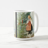 カールラーションのクリスマスツリーのトリミングの衣裳のマグ コーヒーマグカップ (正面右)