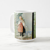 カールラーションのクリスマスツリーのトリミングの衣裳のマグ コーヒーマグカップ (正面左)