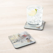 カールラーションの冬場面休日のコースターセット コースター (右側)