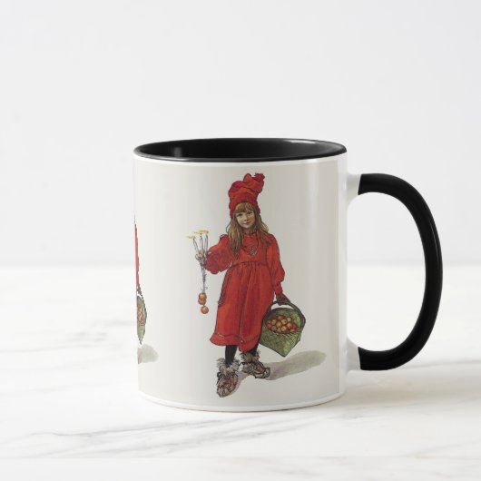 カールラーションの小さいスウェーデンの女の子: IdunaとしてBrita マグカップ (右)