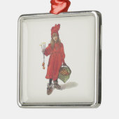 カールラーションの小さいスウェーデンの女の子: IdunaとしてBrita メタルオーナメント (左)