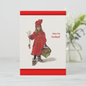 カールラーションの小さいスウェーデンの女の子: IdunaとしてBrita 招待状 (スタンド正面)