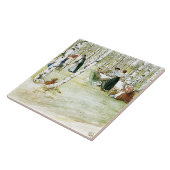 カールラーションの水彩画家族の絵画のタイル タイル (側面)