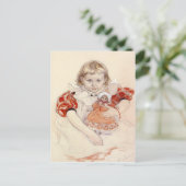 カールラーションの絵画の郵便はがき ポストカード (スタンド正面)