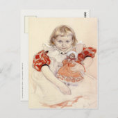 カールラーションの絵画の郵便はがき ポストカード (正面/裏面)