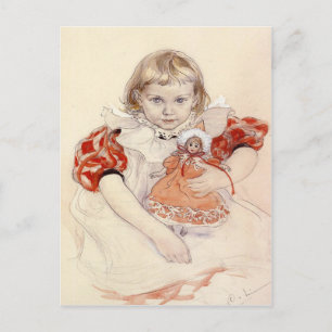 カールラーションの絵画の郵便はがき ポストカード