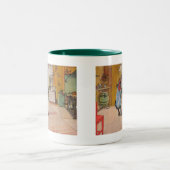 カールラーションの芸術のプリントによる台所 ツートーンマグカップ (中央)