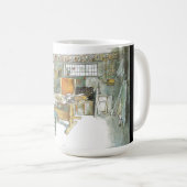 カールラーションの芸術家のスタジオの作業室の水彩画のマグ コーヒーマグカップ (正面右)