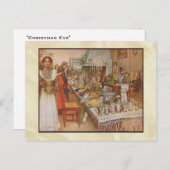 カールラーションクリスマスイブの夕食 シーズンポストカード (正面/裏面)