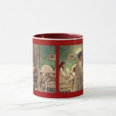 カールラーション著スウェーデン人のセントルシアの休日 マグカップ (中央)