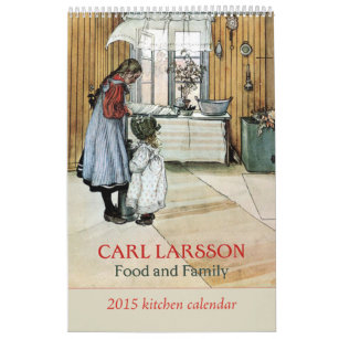 カールラーション食糧および家族の台所カレンダー2015年 カレンダー